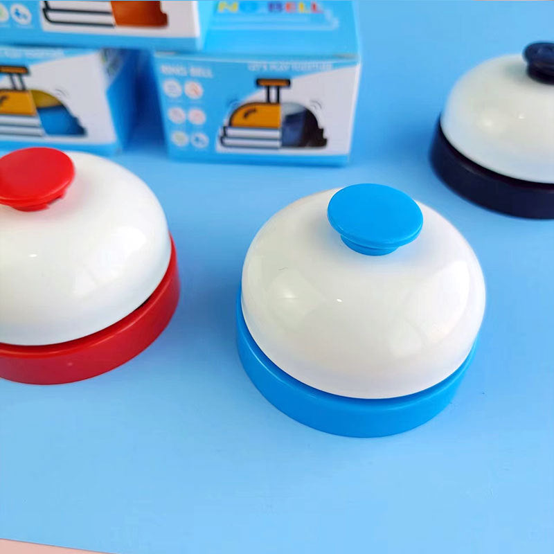 Modern minimalist metal bell kitchen bell ringing live streaming wholesale children's game quiz ringing hand-pressed food delivery bell