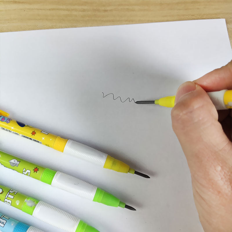 Mechanical Pencil Activity 2.0 with Built-in Sharpener, Press-Activated, Durable 2B, Wholesale, Drawing, Coloring, Children's Painting