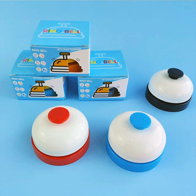 Modern minimalist metal bell kitchen bell ringing live streaming wholesale children's game quiz ringing hand-pressed food delivery bell